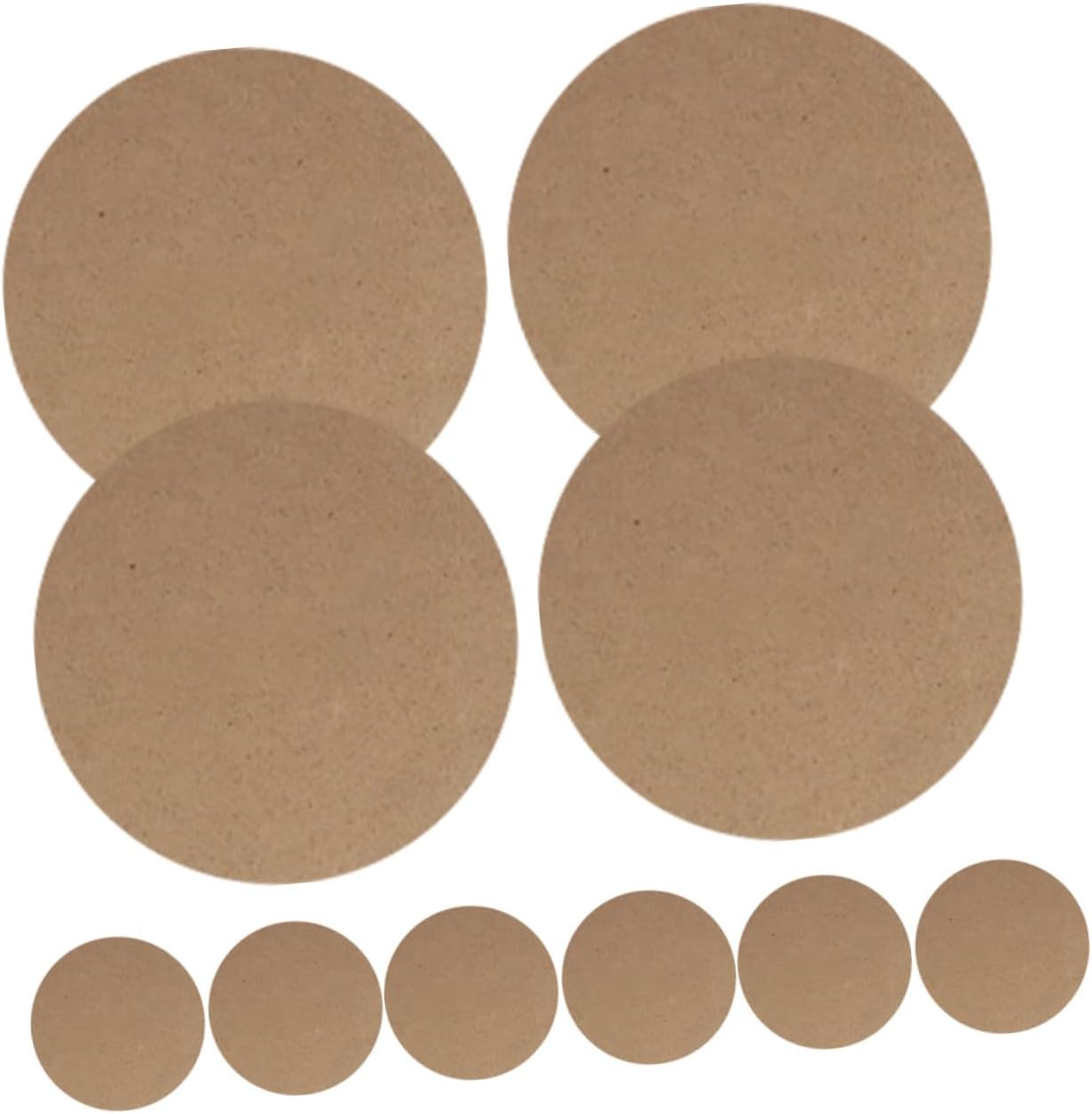 Uonlytech 10pcs Clay Backing Board for Pottery DIY Wood Sculpting Clay Slab Mat Portable Pottery Wedging Board Modeling Air Dry