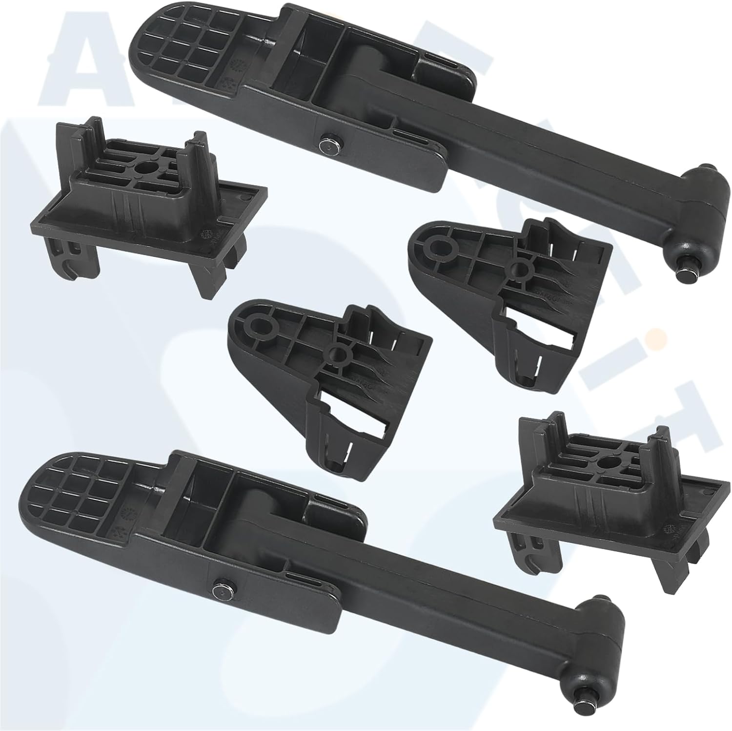 Peterbilt 567 579 Hood Latch Rubber Strap w/Mounting Base & Catch Bracket 37-99-372 L56-6062 Compatible with Peterbilt 567 579 Hood Accessories Parts L06-6003 L03-6005 2Pack