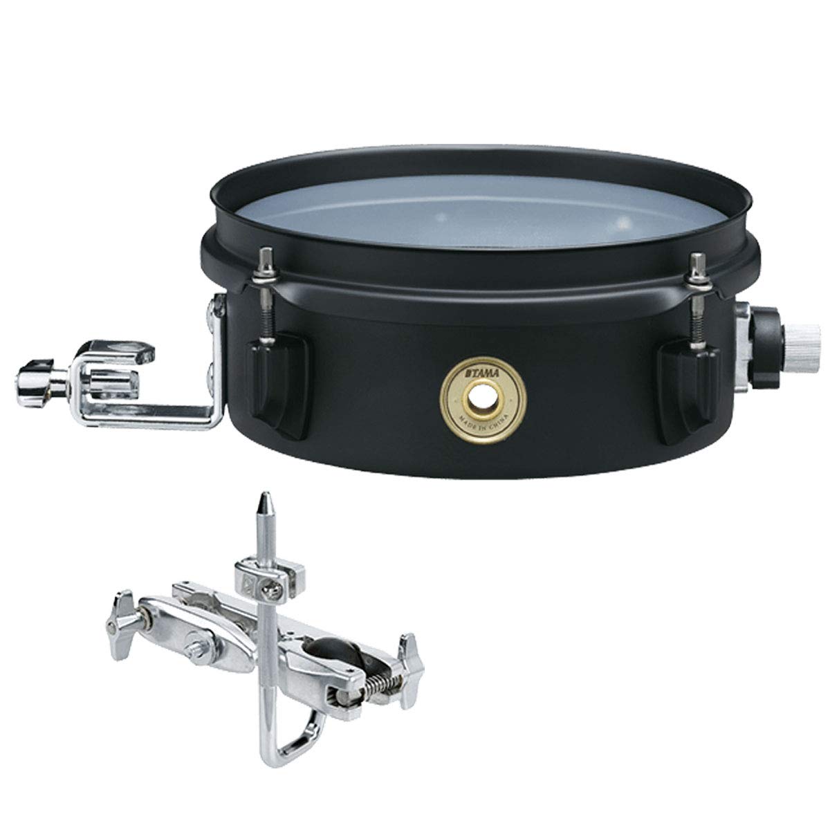 Tama BST103MBK Metalworks Mini Tymp Snare Drum 10"x3" + keepdrum Drumsticks 1 Paar