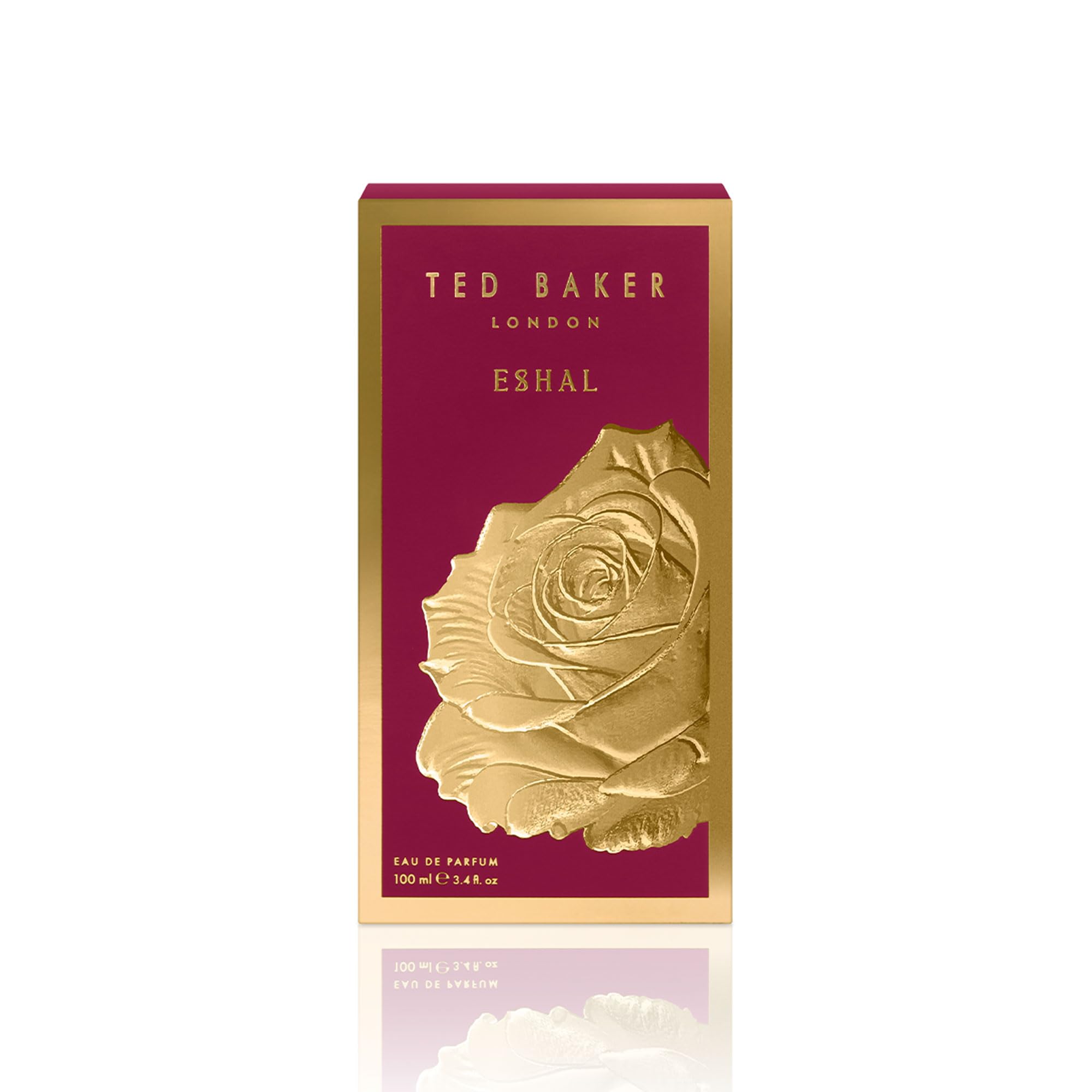Ted Baker Eshal Eau De Parfum, Oud Amber Vanilla, For Women, 100ml | Long-Lasting Woody Eau De Parfum With Warm Spicy Notes, Soft Musk, Vegan And Cruelty-Free.