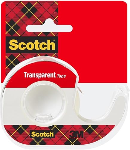 Scotch Cinta Transparente, 3/4 in x 300 in, 1 Dispensador (157S)