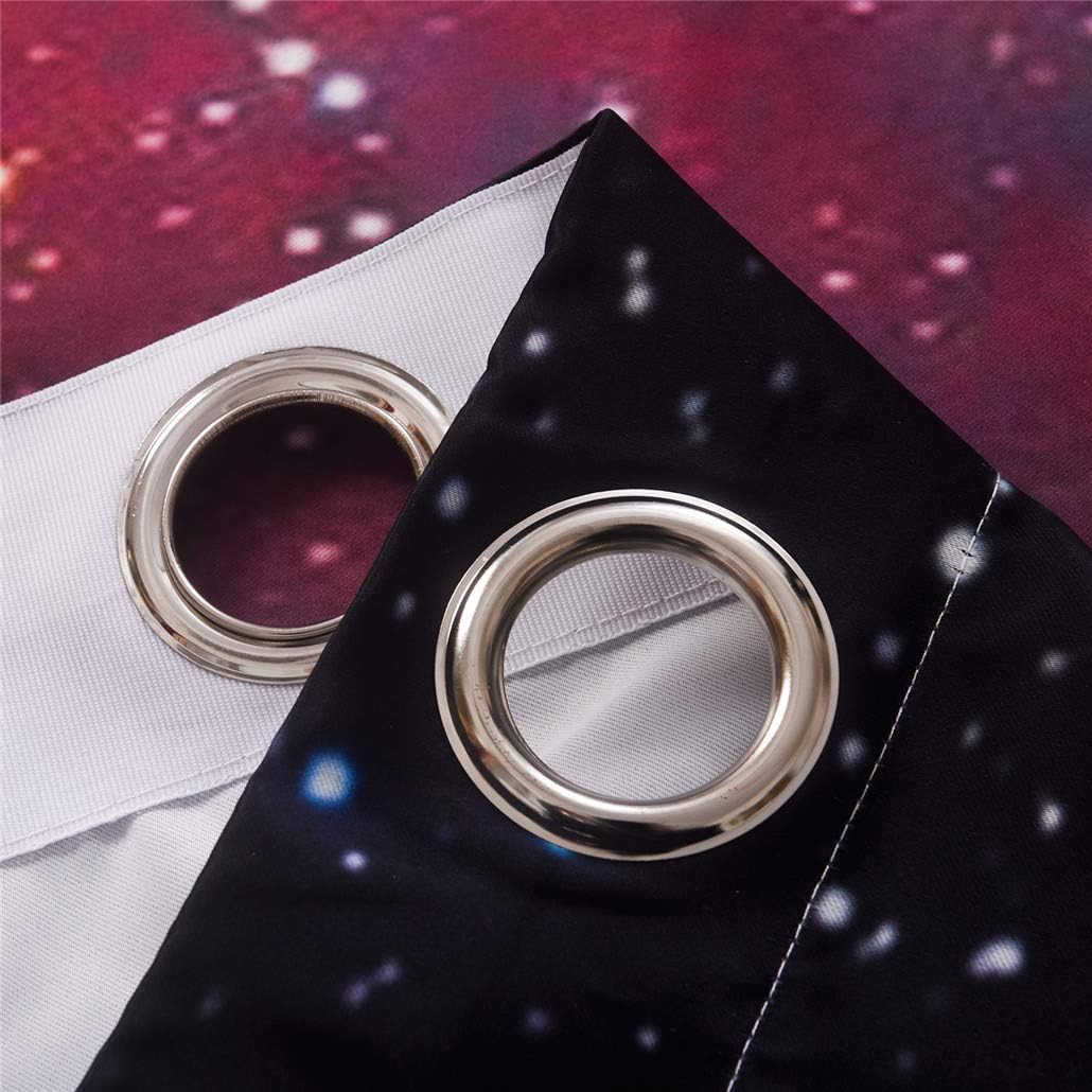 Best Quality 🔥 Blackout Window Curtains 2 Panels, Outer Space Stars Polyester Window Treatment Drapes for Living Room Bedroom Hotel, 52W x 84L Black Friday Clearance Blackout Window Curtains 2 Panels, Outer Space Stars Polyester Window Treatment Drapes for Living Room Bedroom Hotel, 52W x 84L