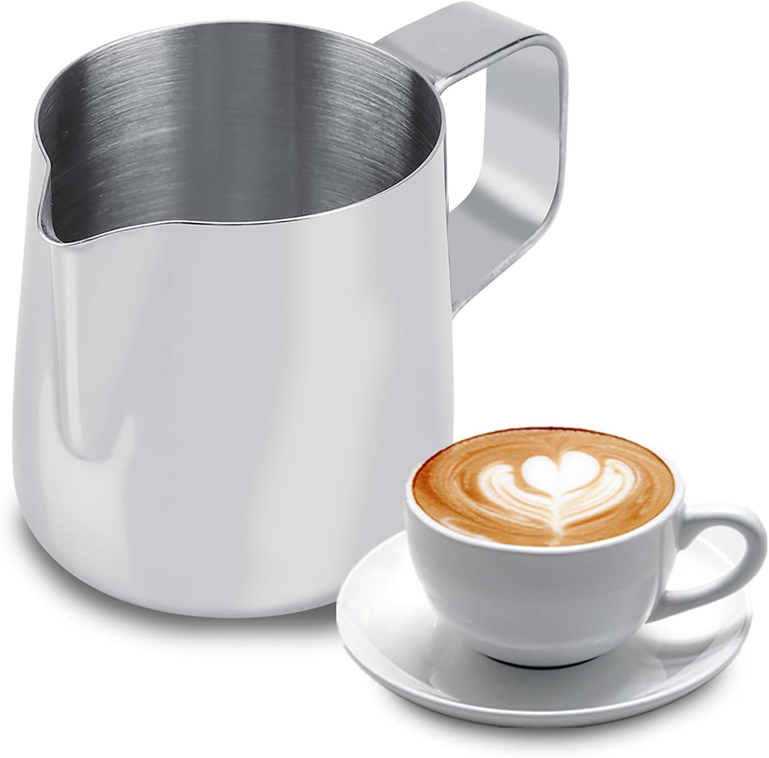 Milk Frothing Cup Pull Flower Cup Milk Froth Cup Jug Milk Jug Brew for Art Cup Milk