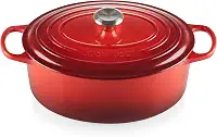Le Creuset Panela Oval 31 cm Ferro Fundido Esmaltado Signature Vermelho