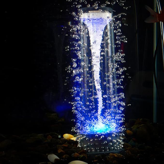 ZSPET Fish tank Air Bubble Light，Aquarium Light， with swirl