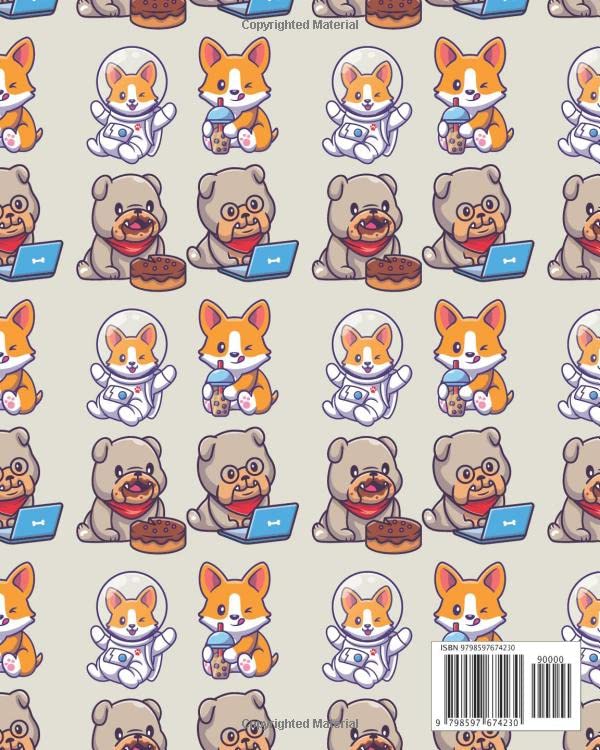 BLANK STICKER BOOK: Favorite Stickers Collecting Book For Kids, Keeping Activity And Create Imaging Ideas – Permanent Sticker Collection Book For Toddlers & Kids Ages 4-8 (Dog Theme Cover) image 3