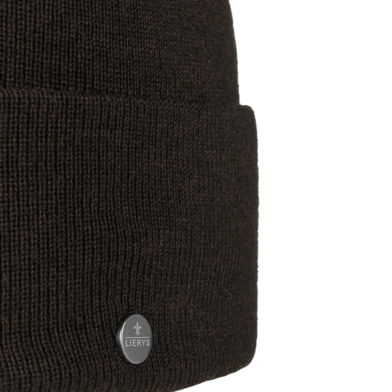 LIERYS Berretto Maglia Sottile Lana Merino Oversize Made in Germany Autunno/Inverno