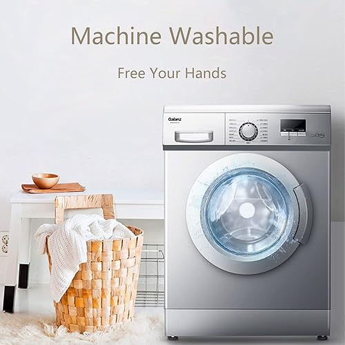 Miniatura 6 de zzlamb - Edredón de plumas sintético, plisado, ligero, edredón de plumas importado, suave, confección francesa con pestañas en las esquinas, tamaño