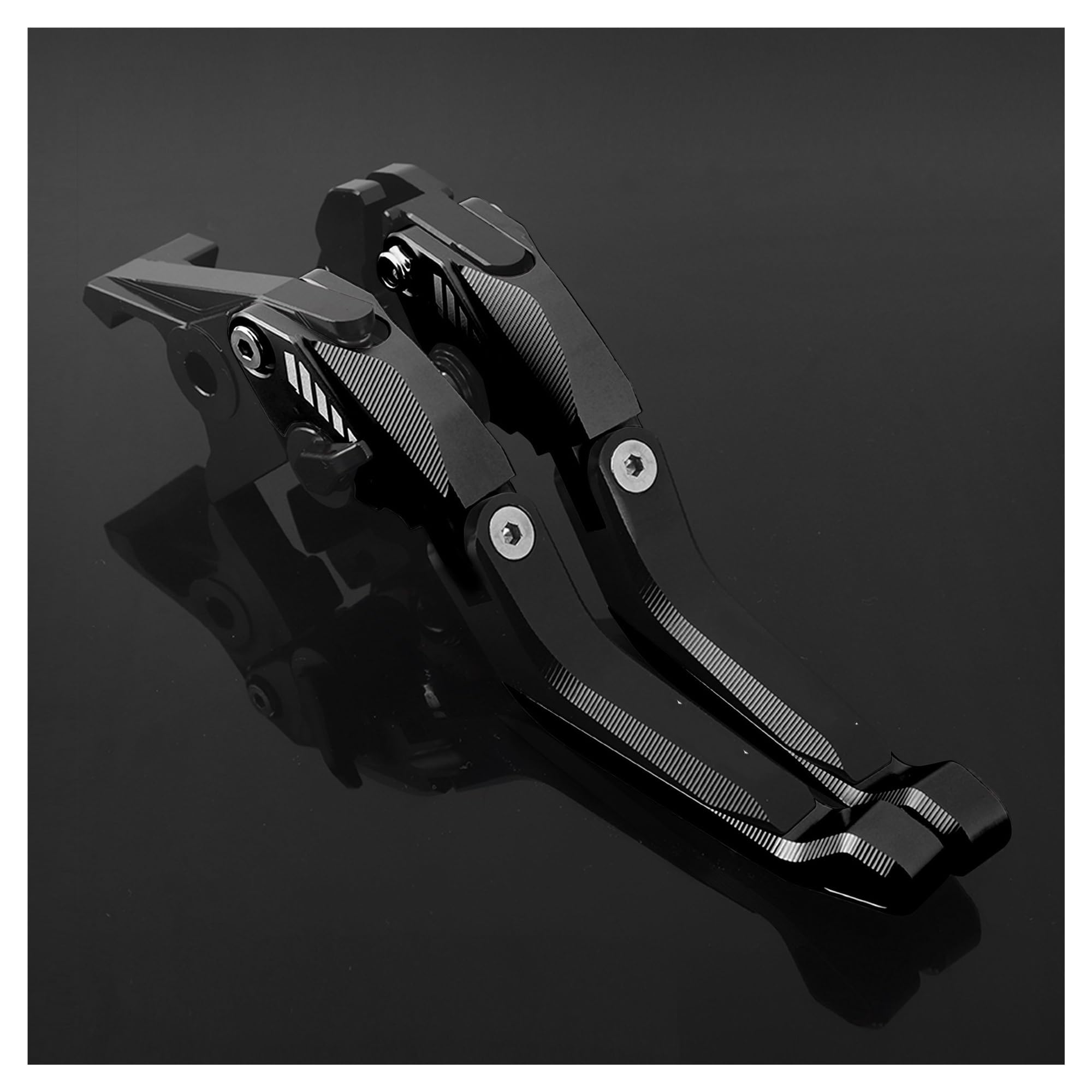 Tingyus K Motorbike Brake Lever For Loncin For Trofeo For Voge 350Ac Motorcycle Adjustable Cnc 5D Aluminium Brake Clutch Levers Handle(K)