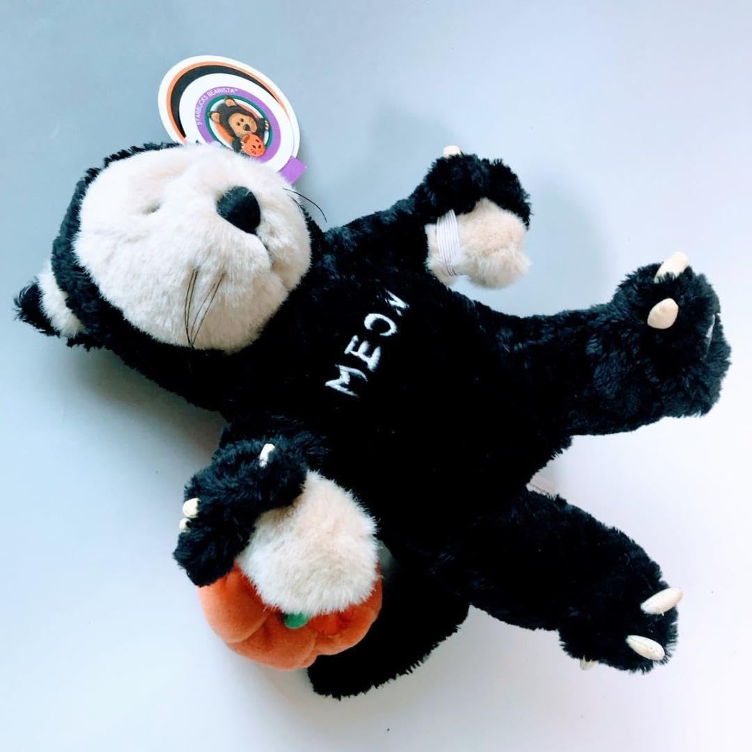 Amazon.co.jp: 限定 スタバ ベアリスタ 黒猫 ネコ ぬいぐるみ