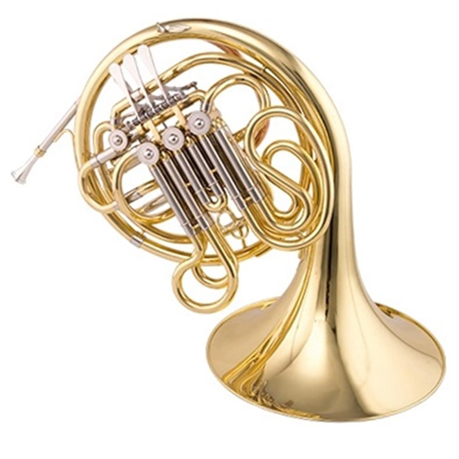 Corno Francese Strumento Corno Francese Fa Tono Quattro Tasti Singolo Doppio Fila Livello Di Prestazioni Professionali(A double row)
