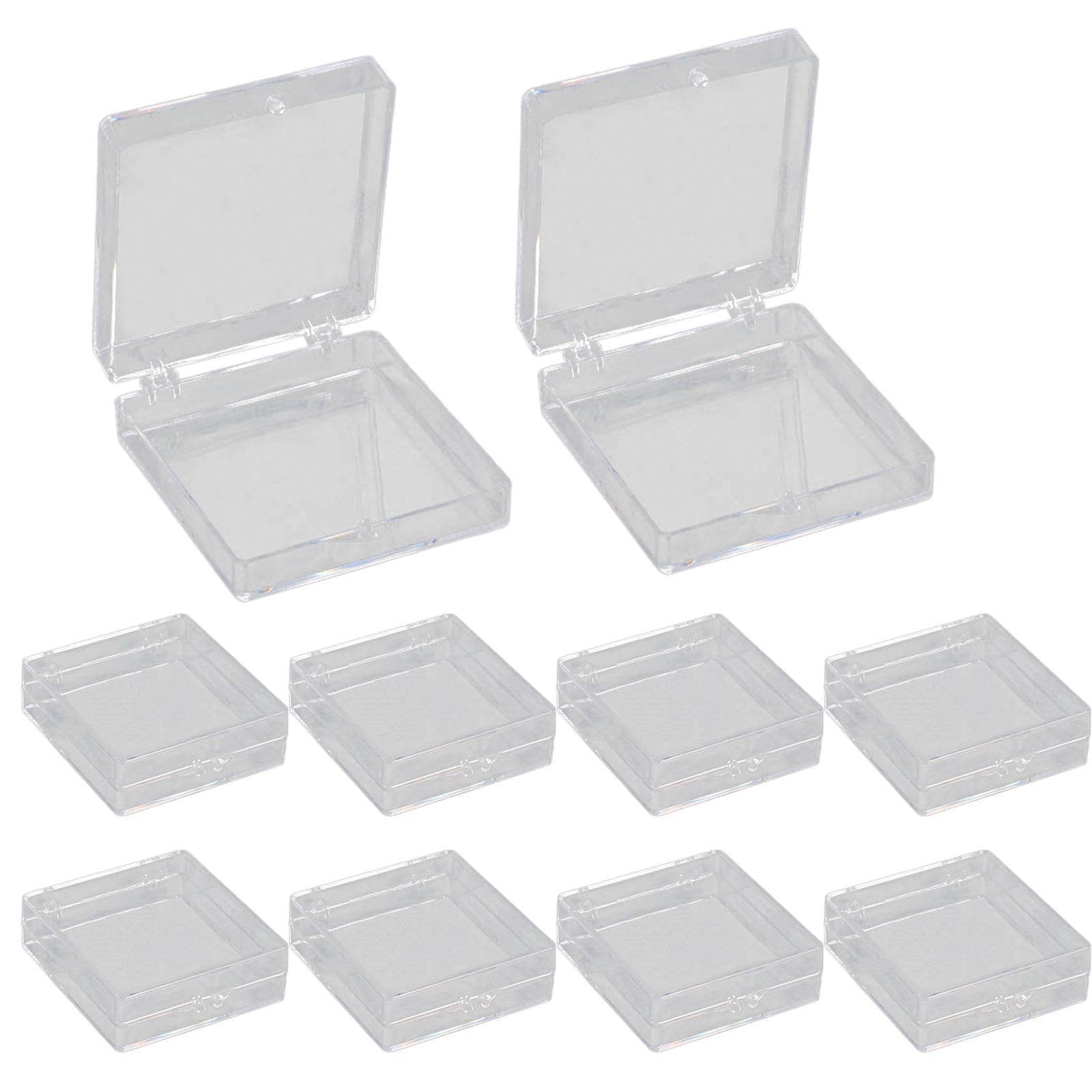 ATORSE® 10 Pieces Press On Nail Storage Box For Nail Salon Artificial Nails Home Use Transparent-image-31
