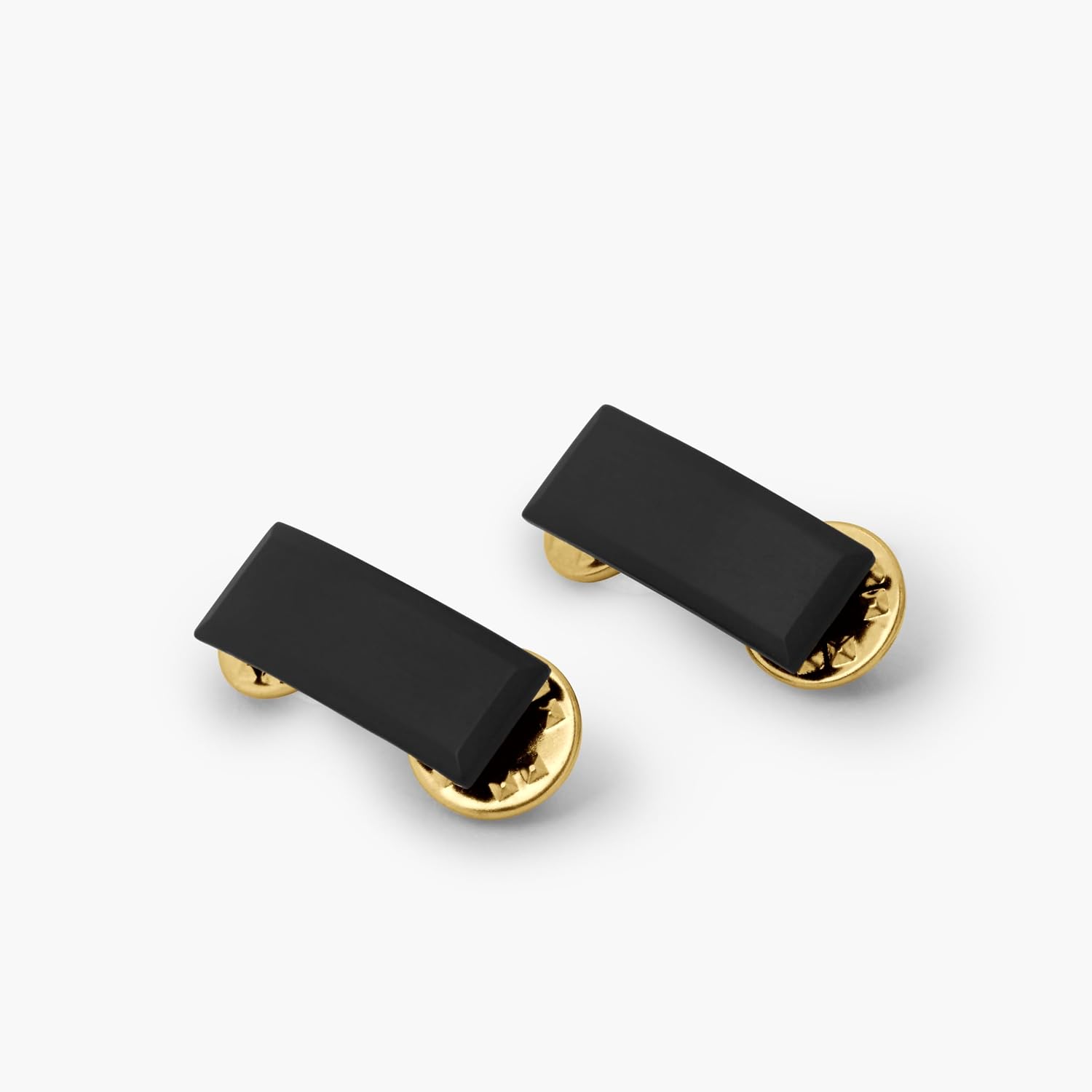 Tactical Black Lieutenant Rank Insignia, 1" Bar Pins, Pair (2 Count)