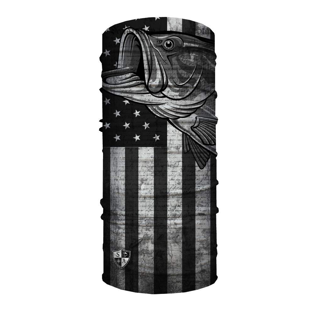 Salt Armour Face Shield - Fish & USA Flag Design