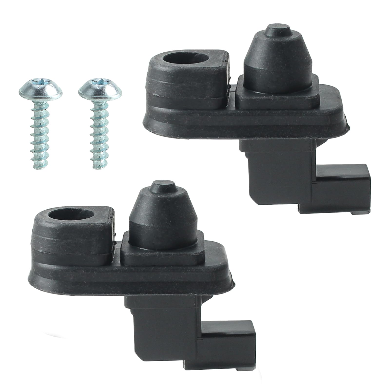 GoaMotors 2PCS Door Jamb Courtesy Light Switch 15905665 Door Jamb Switch Black
