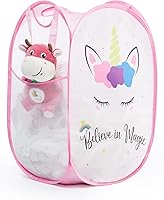 Vista 47 de TECHMILLY Cesta plegable de malla para la ropa sucia con asas resistentes y bolsillo lateral, cestas plegables portátiles para ropa para dormitorio