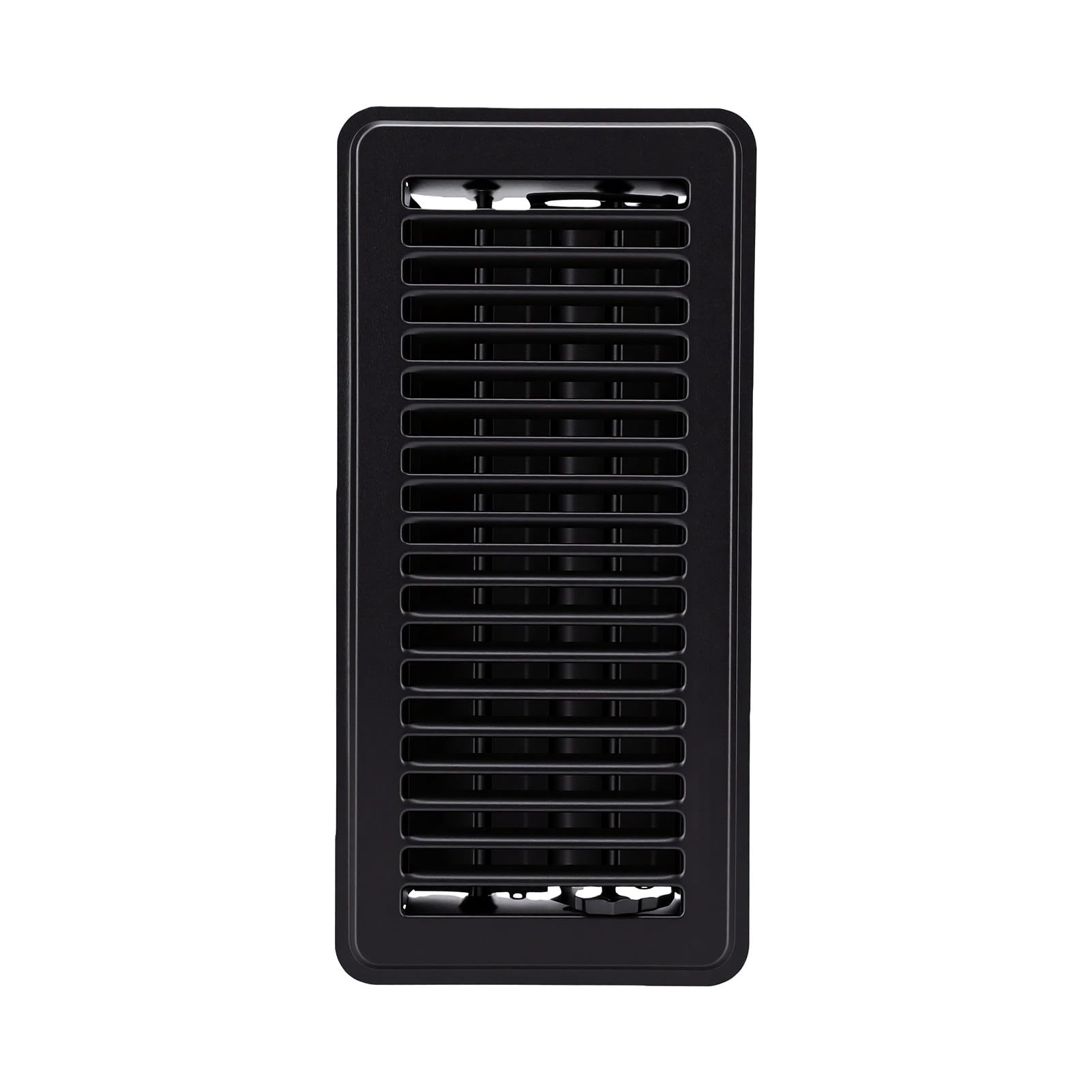 Hyuduo Rejilla de Ventilación de Acero para Piso Pulgadas, Registro Transitable con Compuerta Ajustable para Sistemas HVAC del Hogar