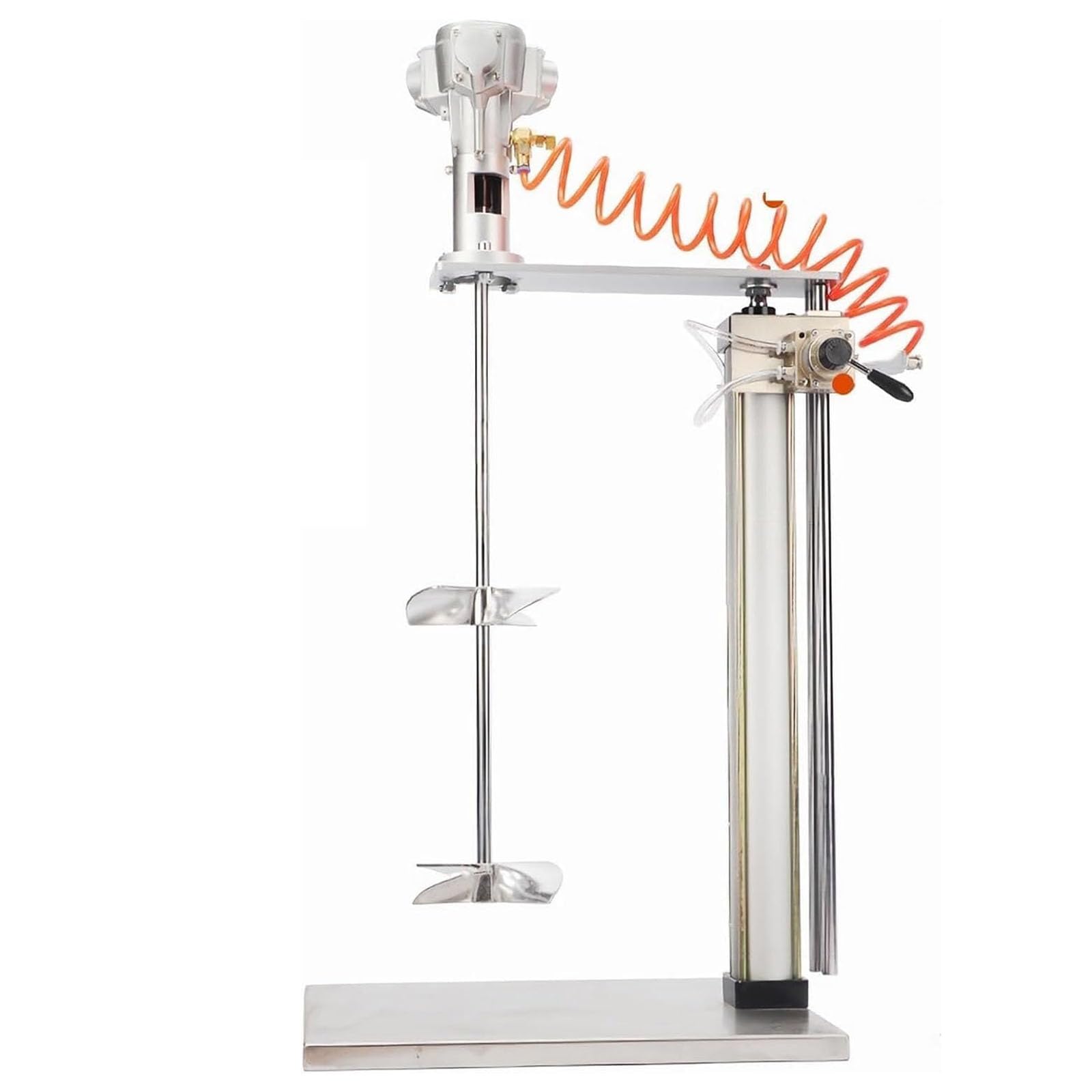 Mezclador de pintura neumático, agitador de aire para líquido viscoso, herramienta de mezcla de 1/2 HP con ajuste automático de altura para tinta y recubrimientos