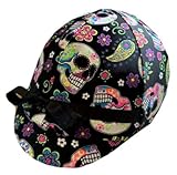 Equestrian Riding Helmet Cover - Sugar Skulls HC