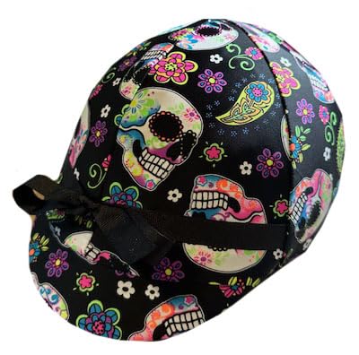 Equestrian Riding Helmet Cover - Sugar Skulls HC