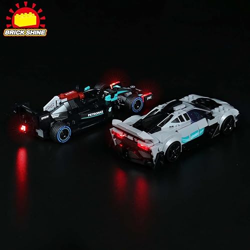 Miniatura 4 de Kit de luces para Lego Speed Champions Mercedes AMG 76909 (Lego Set no incluido) (Classic)