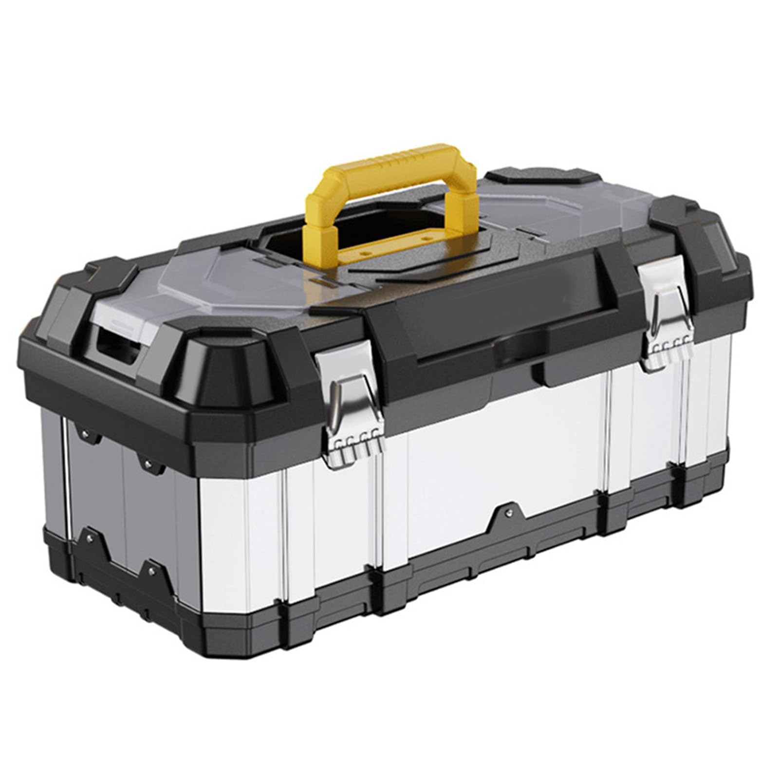 Industrial Tool Bag Suitcase Stainless Steel Tool Box Large Capacity Toolbox Portable Electrician Hardware Storage Box