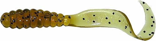 Mister Twister MTSF20-11BKS Meeny - Grub de cola rizada 30in pimienta de calabaza Mister Twister MTSF20-11BKS Meeny - Grub de cola rizada 30in pimienta de calabaza