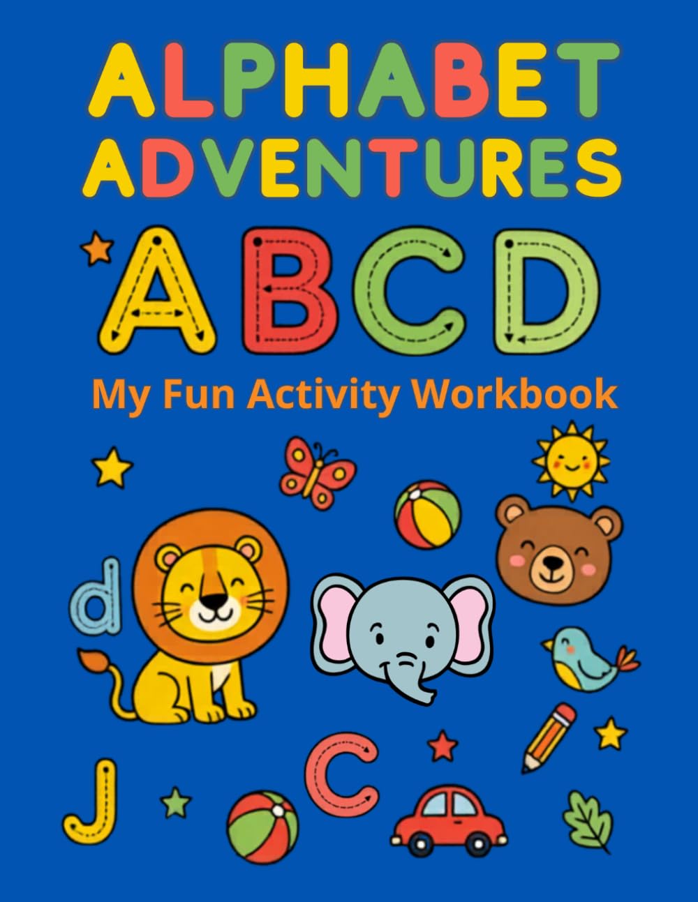 My First English Alphabet: Trace & Color Upper and Lowercase Letter Practice