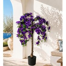 2PACK Artificial Potted Plants Boxwood Topiary Trees Outdoor Indoor with Planter,2.3FT Potted Faux Bushes in Pot Evergreen Fake Trees Outside Realistic for Front Door Porch Offices Garden