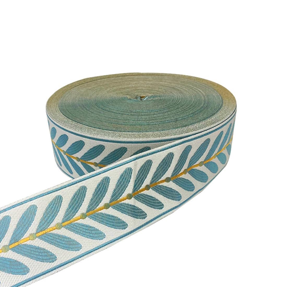 xingmo 5 Yards Lace Edge Trim Ribbon,Edge Trimming Ribbon, Embroidered Lace Trim Trimmings Fabric Ribbon Trim for Sewing Craft Wide 6 cm (Blue)