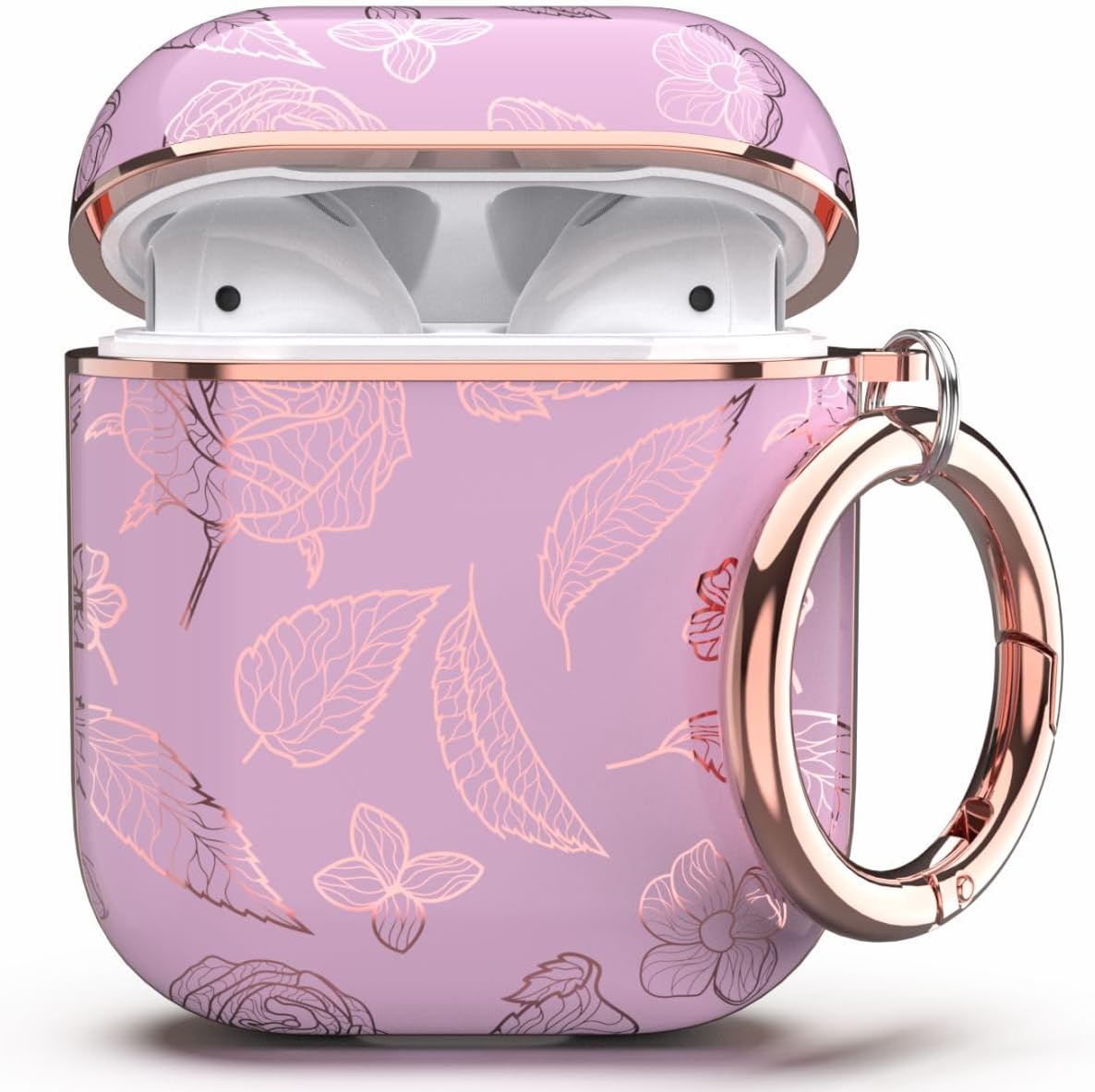 Elegant Cute Flower Pattern AirPods Case