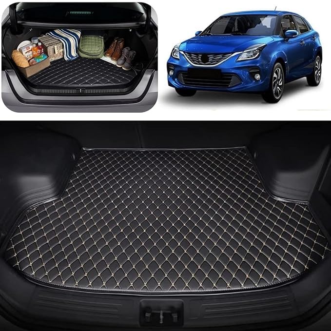 NEXTA 7D Luxury Car Trunk Mat/Dicky/Boot Mat Suitable for Land Rover Discovry Sport (Black)