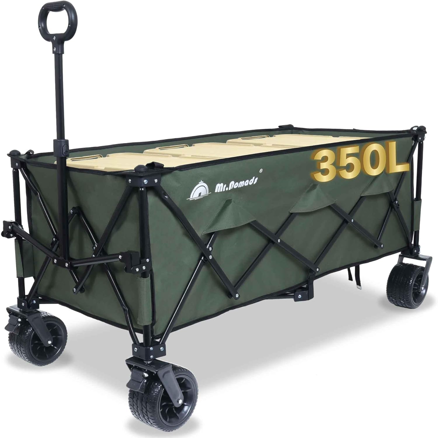 DOD 折りたたみキャリーカート ベージュ　アルミ合金フレーム DOD 折りたたみキャリーカート ベージュ アルミ合金フレーム dod