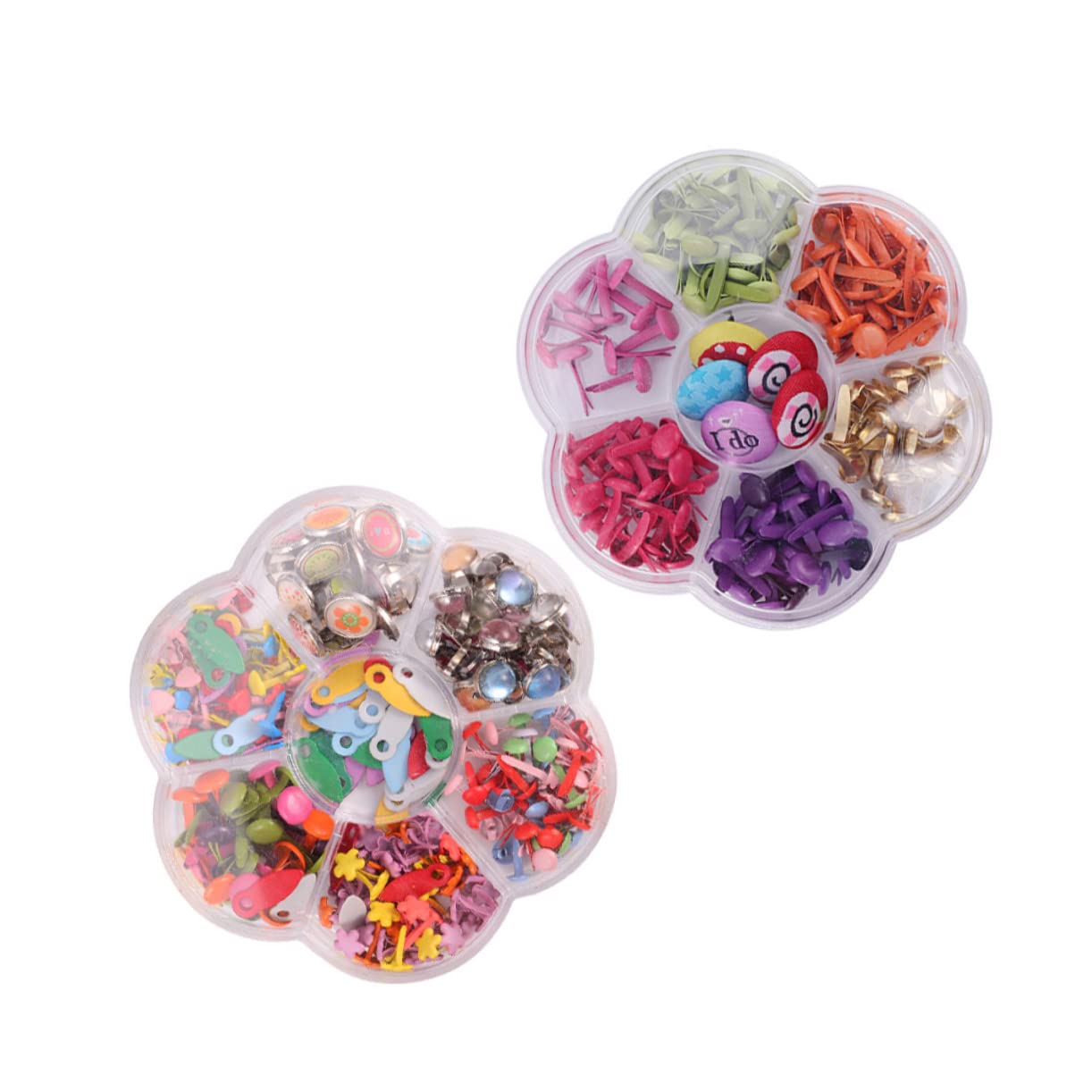 Operitacx 3 Sätze Bunte Horn Nägel Stifte Pastell Basteln Für Kinder Aus Papier Stifte Für Papierhandwerk Brads Handwerk Papierverschlüsse Brad Kidcraft-spielset Metall 2 Boxen * 3