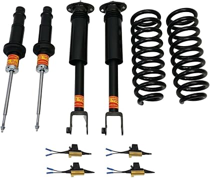 Strutmasters Air Suspension Conversion Kit compatible with 2004-2009 Cadillac SRX 4 Wheel Suspension Conversion Kit With Resistor GX14F