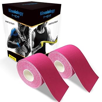 キネシオロジー Amazon | キネシオロジー テーピング 2個入り 5m×5cm マラソン