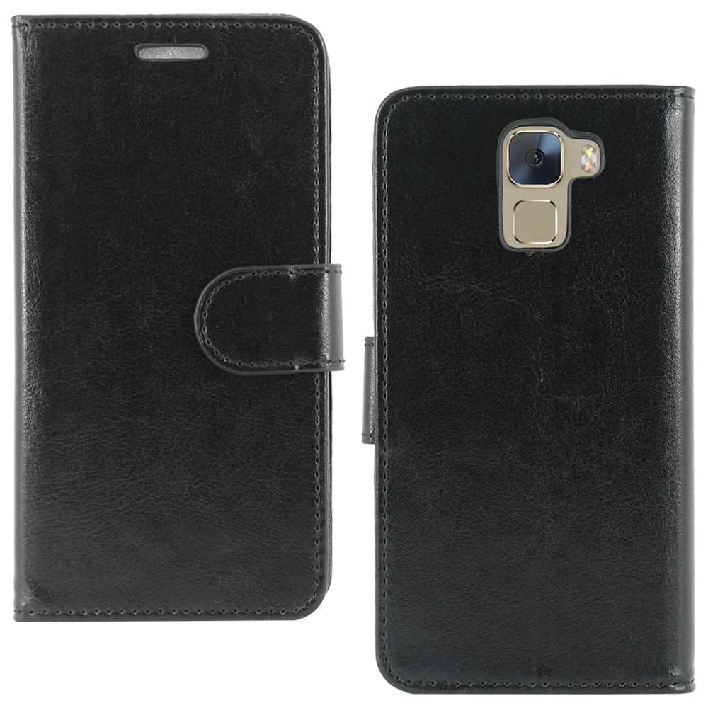 ebestStar - Cover Compatibile con Huawei Y7 Custodia Portafoglio Pelle