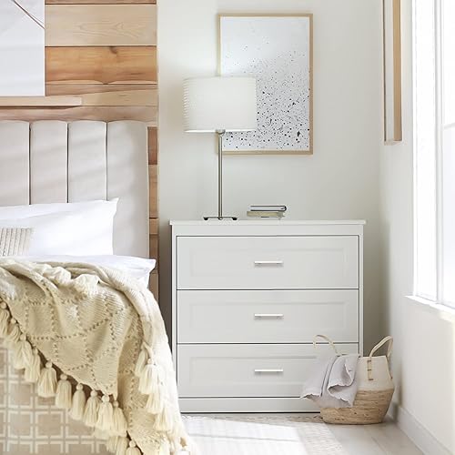 Miniatura 6 de Ravinte Paquete de 30 manijas de gabinete de níquel cepillado cuadradas de níquel satinado de 3-34 pulgadas, herrajes plateados para armarios de