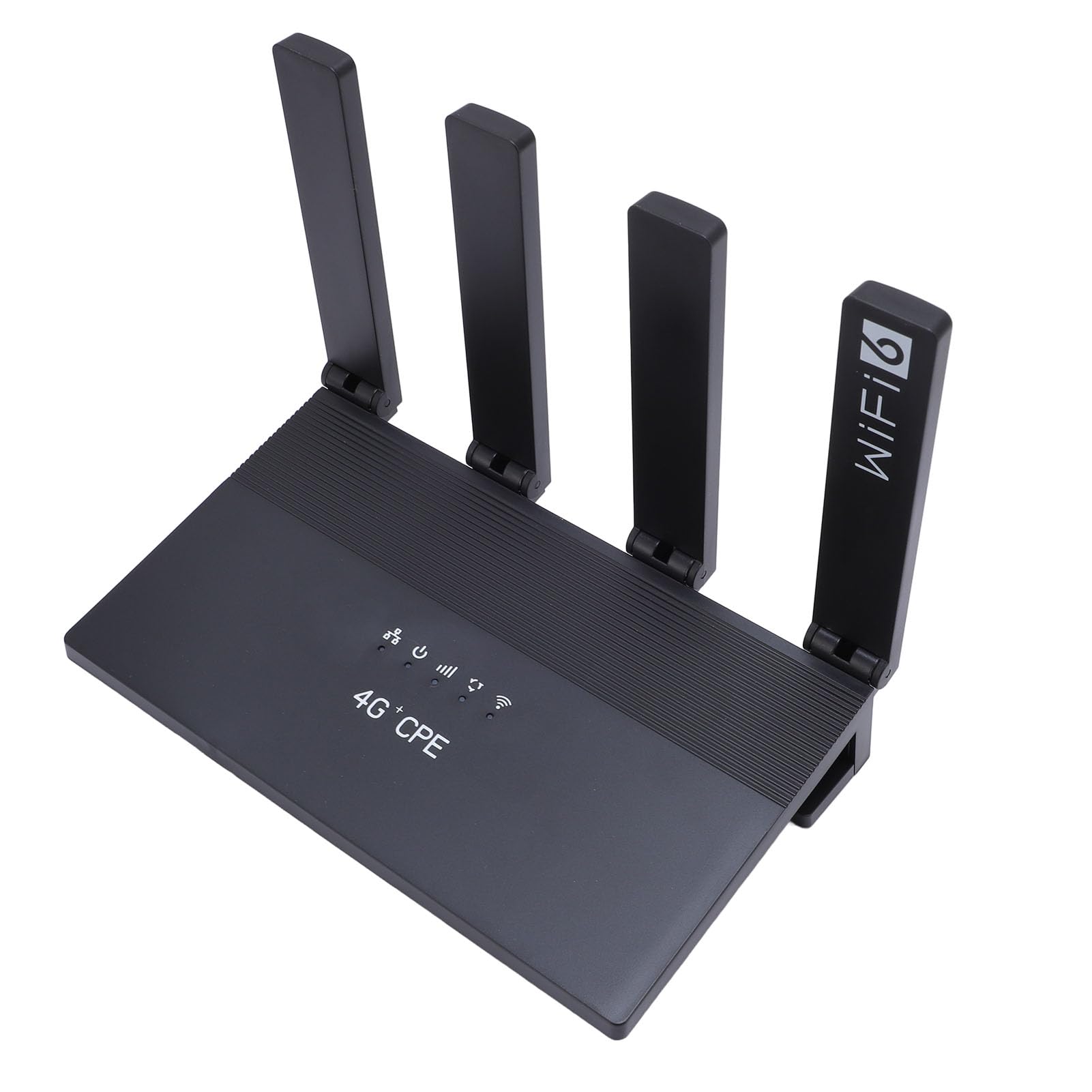 Router CPE 4G LTE, Modem Wireless WiFi6 Hotspot 300Mbps con 4 Antenne Ad Alto Guadagno e Slot per Scheda SIM, per Uso Domestico e Lavorativo (Spina europea)