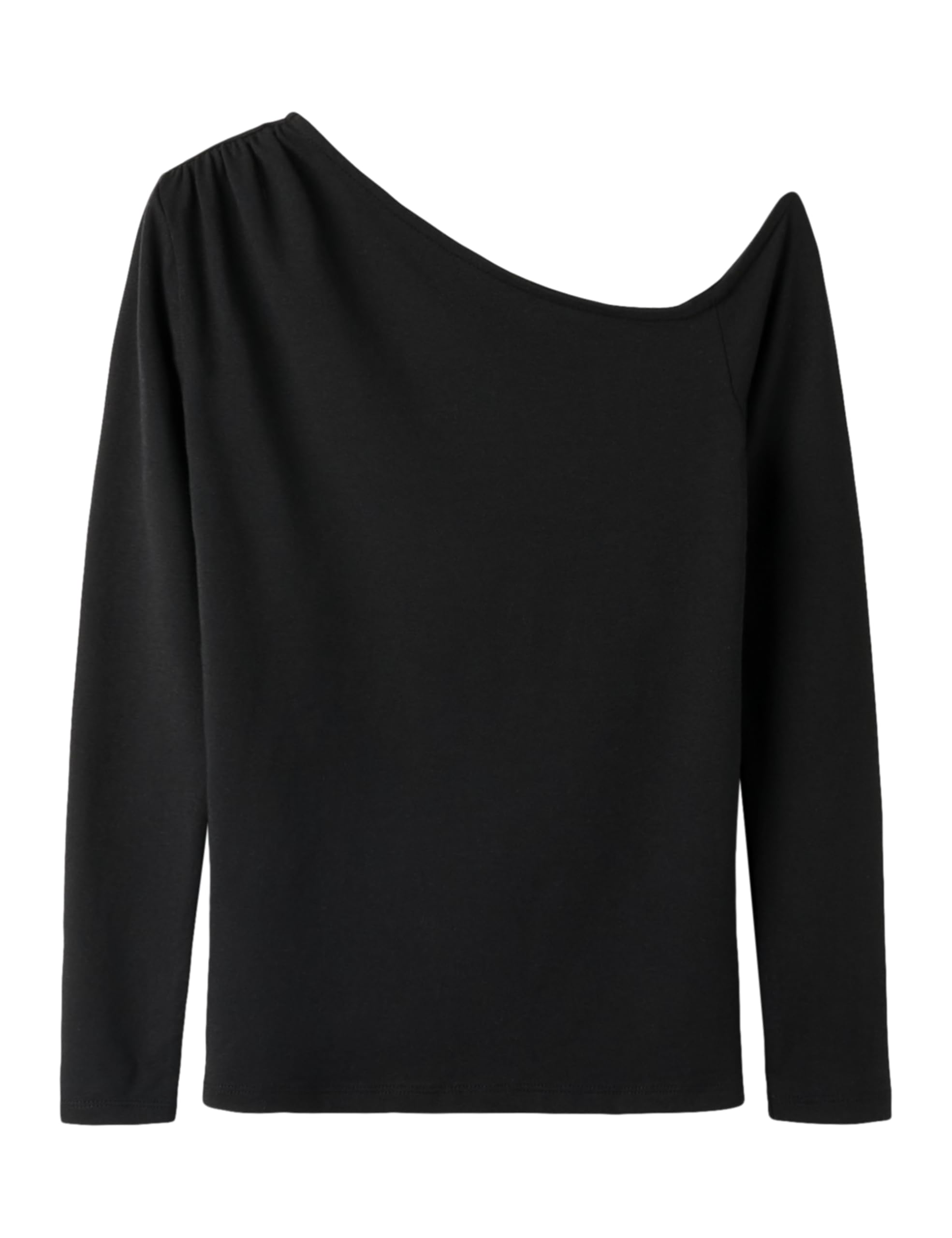 Name IT Mädchen Name It Girl Oberteil One-Shoulder Nkfrilana Ls XSL Top (1er Pack)