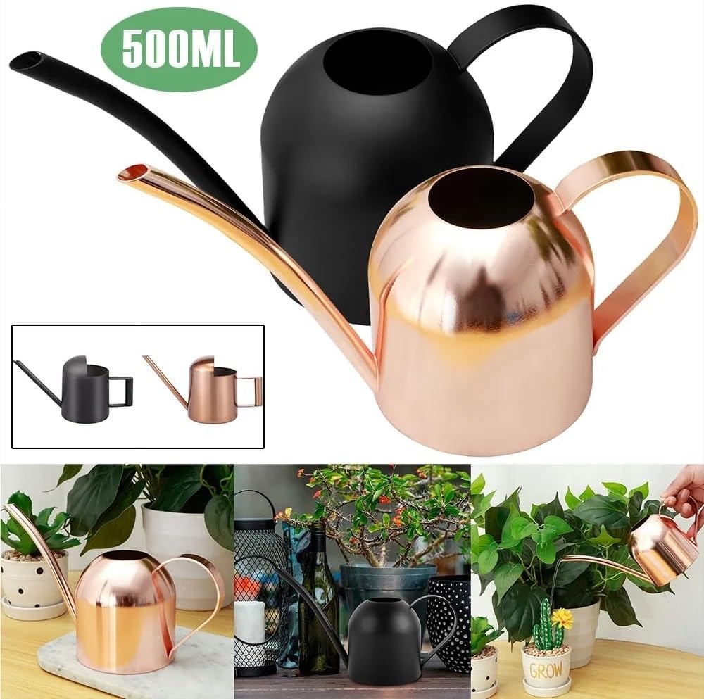 Stainless Steel Watering Can Lightweight Nozzle Type Small Watering Can Stainless Steel Garden Plant Sprinkler Outdoor Watering Can Indoor And Outdoor Plant Watering Tool For Garden And Plant Watering