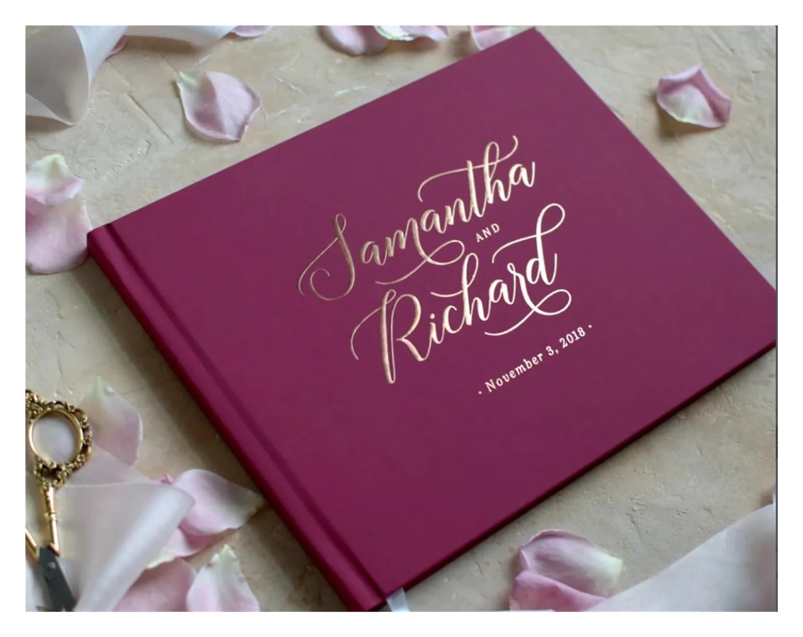 Guest Book Matrimonio Libro di accesso alla memoria dell'addio al nubilato | Raccogli Calorosi Auguri For L'evento Di Celebrazione Dell'addio Al Nubilato(Color 10,9x6in 50pages)