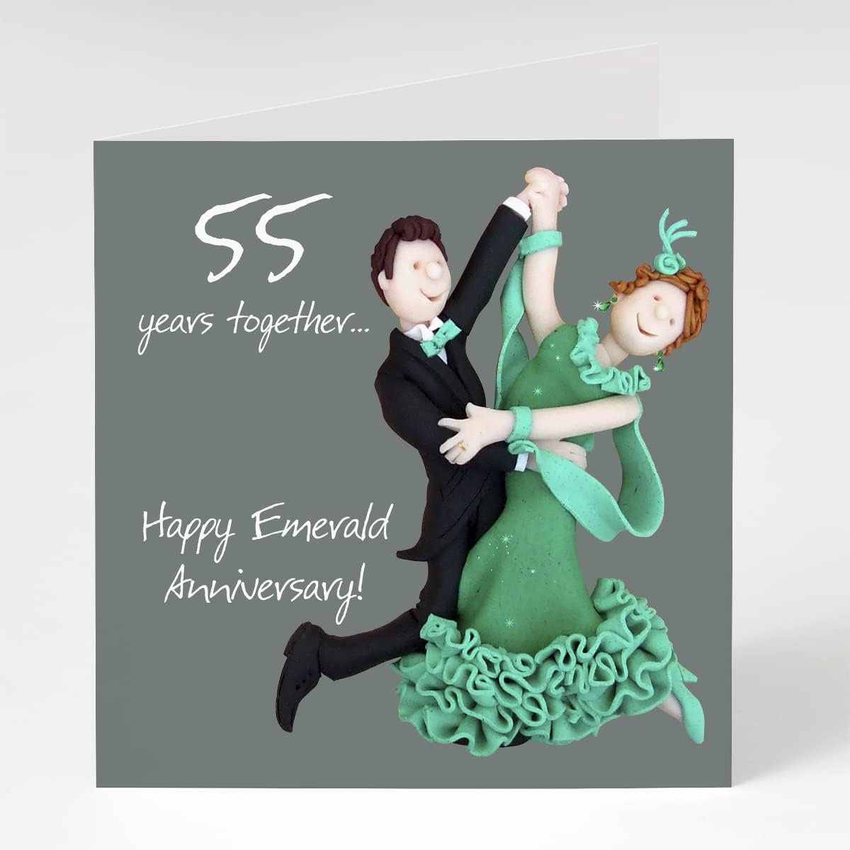 Christian Emerald 55th Wedding Anniversary Cards