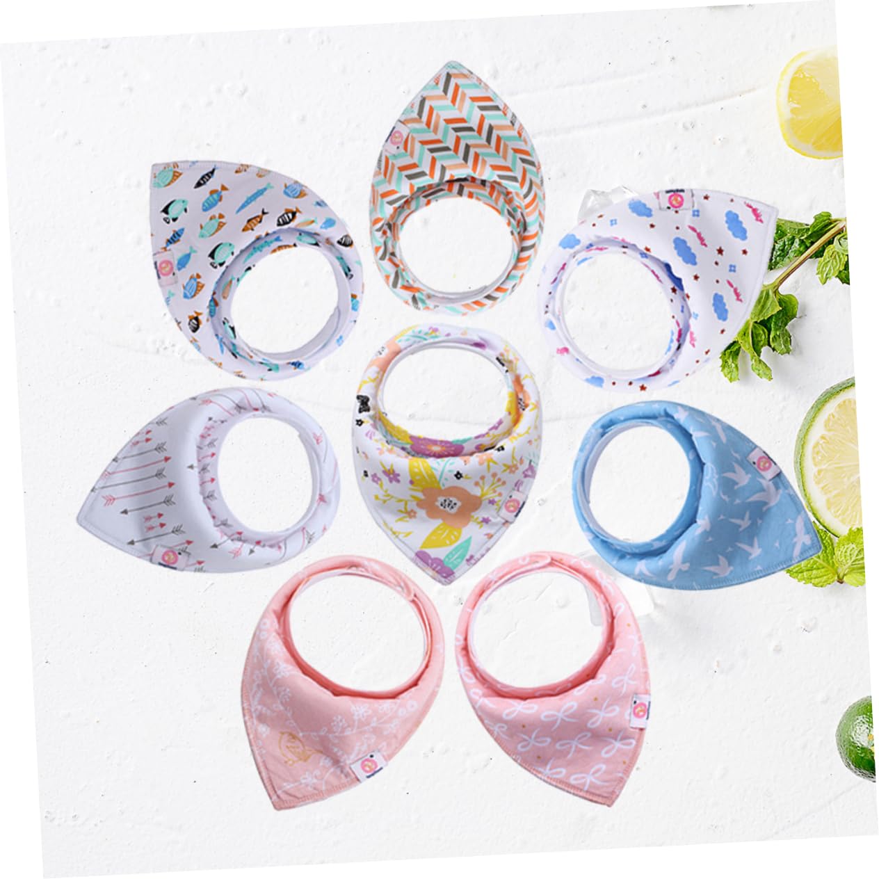 ifundom 16 Pièces Bavoirs Bébé Bave Bavoir Pour Bébé rs De Dribble Turban r Écharpe Bandana Pour rs Pour s rs Nouveau-né r De