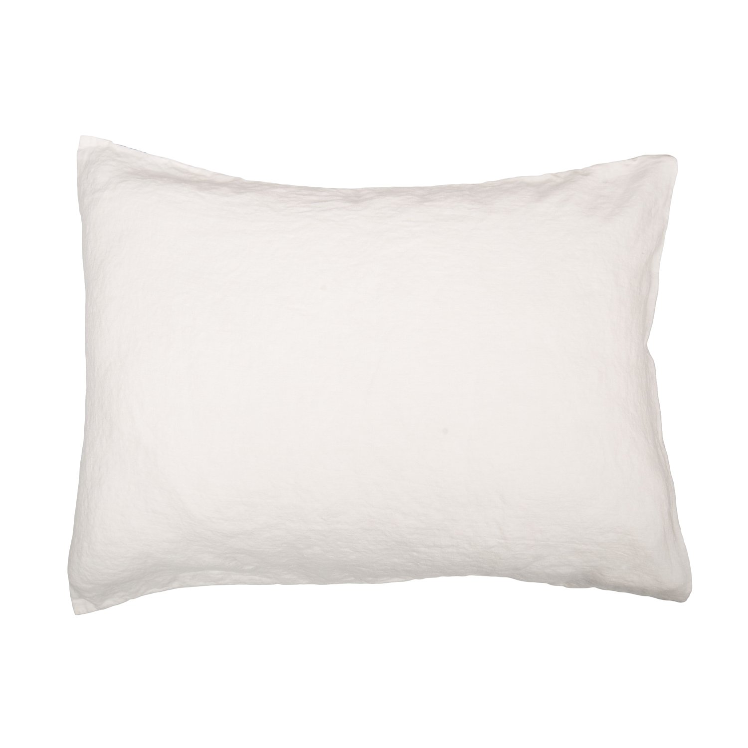 LinenMe Washed Bed Linen Duvet Cover, 86 by 86-Inch, Off White