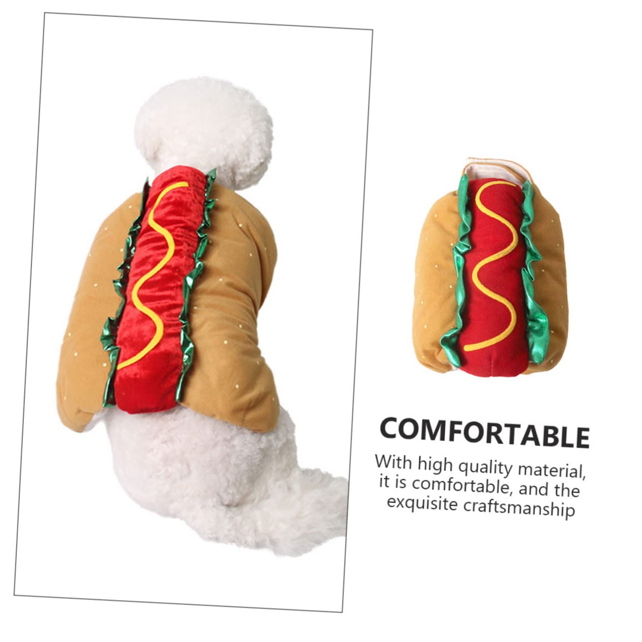 1pezzi Costume Decorativo per Animali Domestici Indossabile per Cani e Gatti Materiale di Adatto per Feste e Decorazioni Natalizie