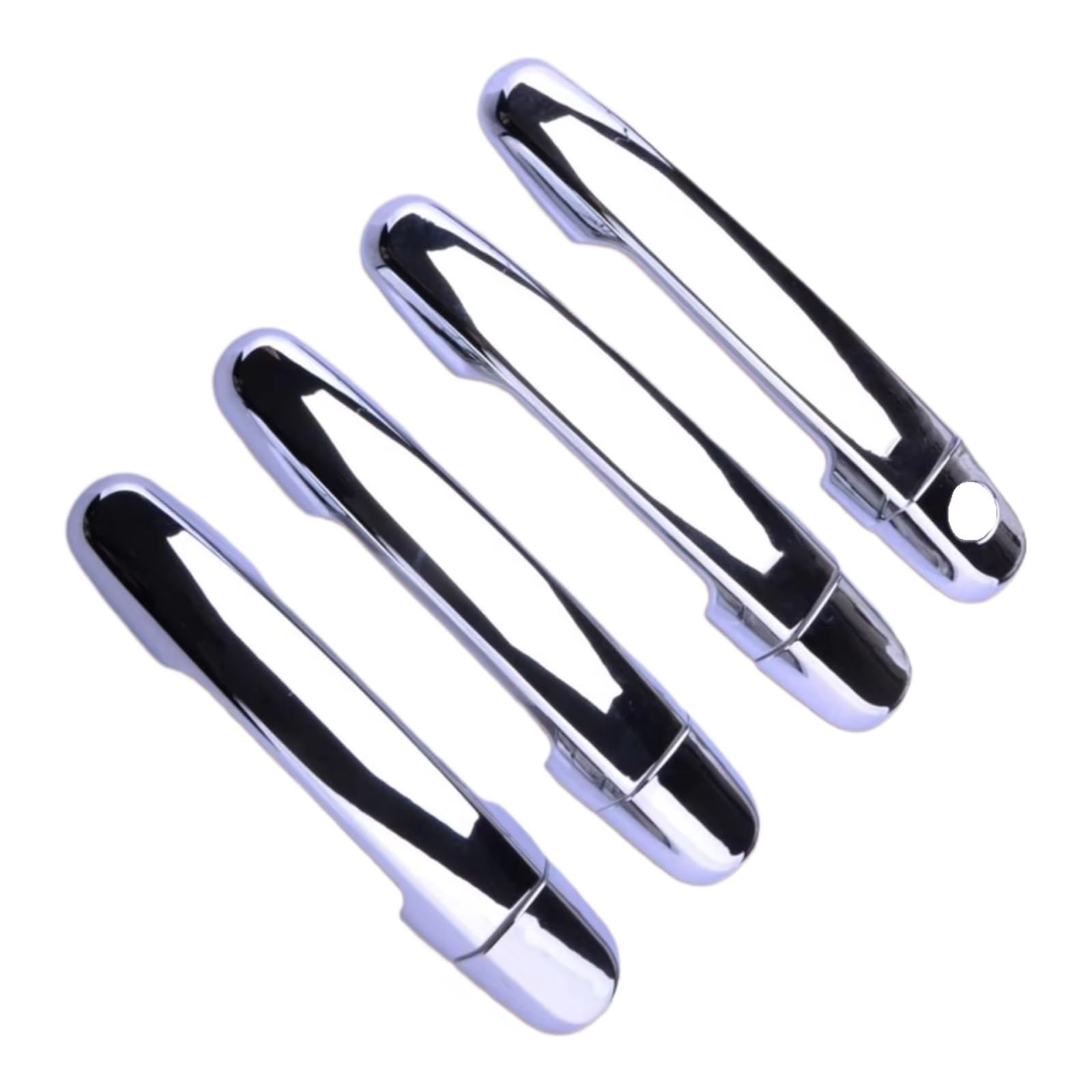JJRFVBGT Door Handle Trim Compatible with Toyota for Corolla for Yaris 2010 2011 2012 2013 ABS Cover Trim Silver Car Exterior Door Handle Cover