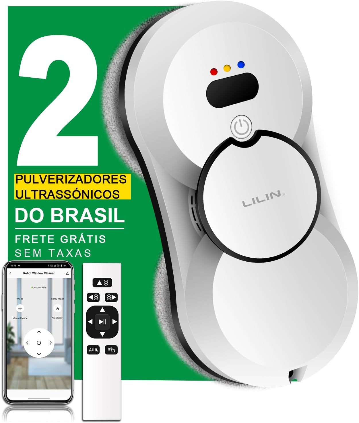Robô Limpa Vidros HCR10 (Lilin)