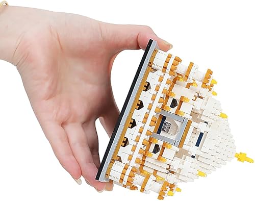 Miniatura 5 de Micro Mini Blocks Taj Mahal - Juego de modelos de construcción y arquitectura, (3888 piezas) juguetes regalos para niños y adultos