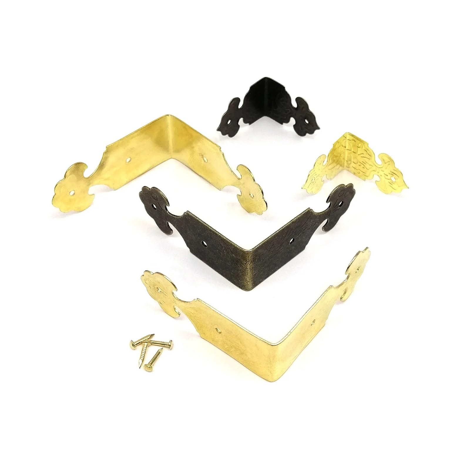 Lqrctry A 25Mm Golden Copper Brass Corner Guard